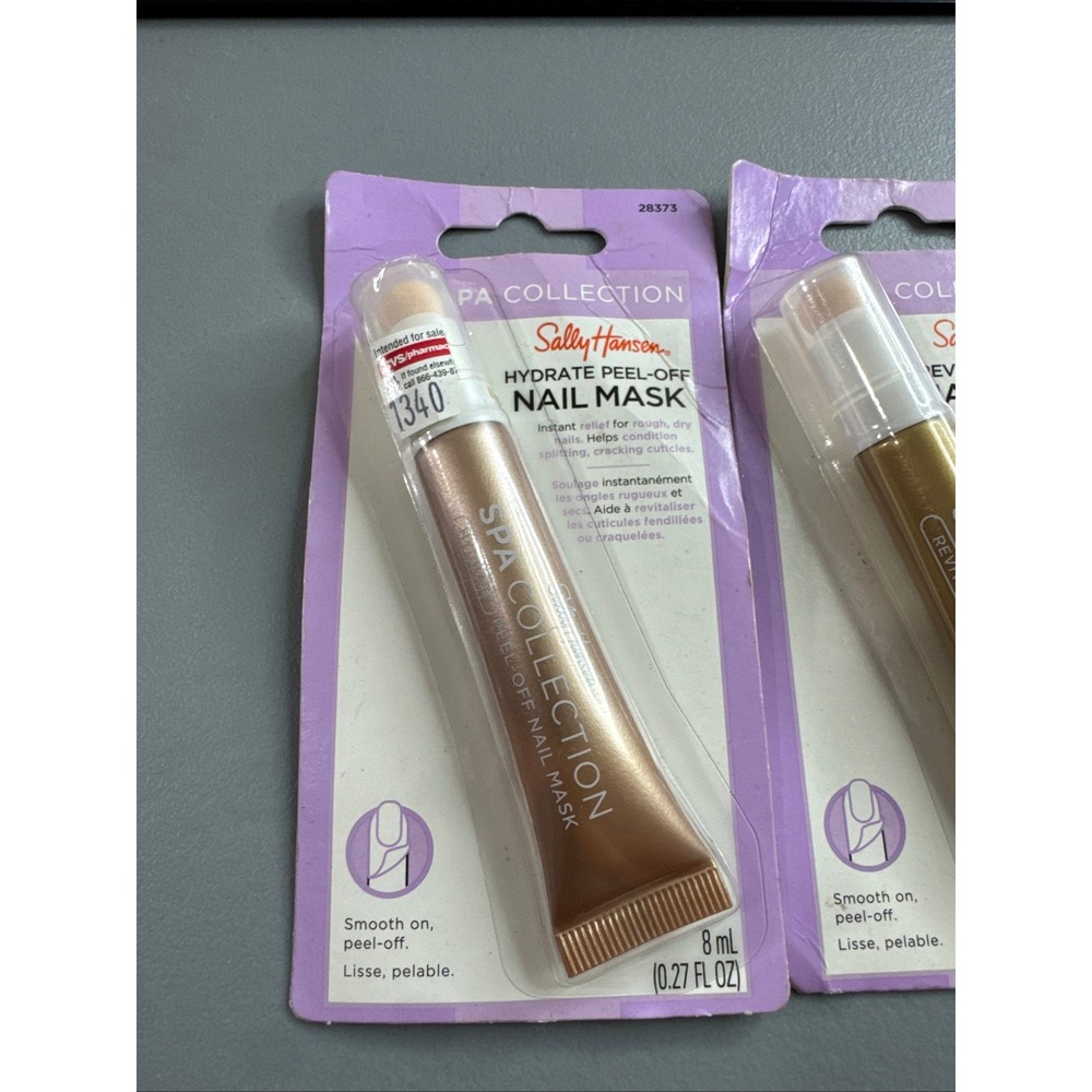 Sally Hansen Nail Mask Women 2pk Gold Good Spa Collection Hydrate Revive 8mL